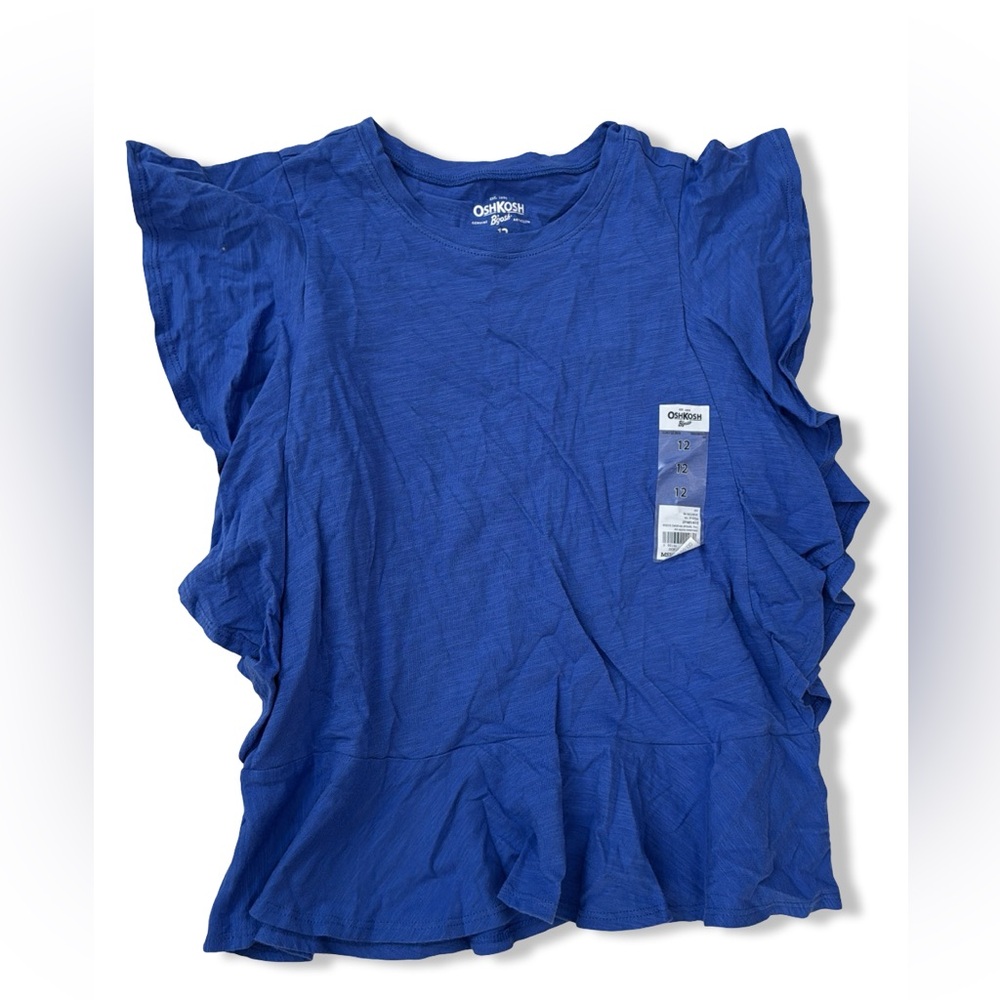 Osh kosh 12 Flutter Sleeve Blouse